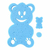 Almofada Para Banheira Urso Azul - Wil Babys