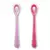 Colheres de Silicone 2un. Rosa - Kababy