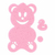 Almofada Para Banheira Urso Rosa - Wil Babys