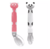 Kit Colher Pandinha Silicone Rosa - Buba - comprar online