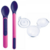 Kit Colher Feeding Spoons c/ Protetor Termossensível Rosa - MAM - comprar online