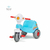 Triciclo Com Pedal Velocita Azul - Calesita - babymega