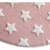 Tapete Redondo Mimo Estrelas Rosa - Jolitex - comprar online