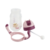 Copo Anatomic com Canudo em Silicone Milky Rosa - Clingo - comprar online