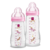 Kit Mamadeira Easy Active Set 270ml e 330ml Rosa 2m+ - Mam