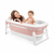 Banheira Dobrável Ofurô Luxo Extra Grande Rosa 0m à 90kg - Baby Pil - comprar online