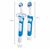 Escova Learn to Brush Dupla Azul e Branca 5m+ - MAM - comprar online