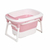 Banheira Dobrável Ofurô Luxo Média Rosa 0m à 45kg - Baby Pil