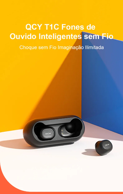 QCY-Fones De Ouvido Sem Fio Bluetooth 5.0