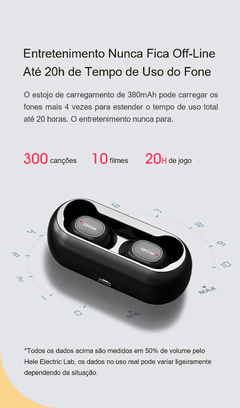 QCY-Fones De Ouvido Sem Fio Bluetooth 5.0 - RenanMultimarcas