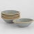 Set x 6 Bowls de Porcelana. Modelo Hampshire Color Gris.19cm