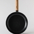 Batería de Cocina Antiadherente. 7 piezas. Negro. Mango Color Madera. - tienda online