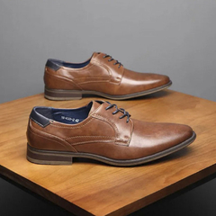 Sapato Social Masculino Belfast Marrom Claro