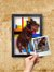 Quadro Foto do seu Pet - Modelo Fundo Colorido1 - Expressart impressões personalizadas
