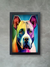 Quadro Pit Bull colorido - Expressart impressões personalizadas