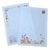 Papel de carta JW + etiquetas - 100 folhas