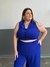 Conjunto Colete Cropped e Pantalona Plus Size na internet