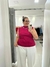 Blusinha canelada plus size