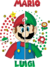 Camiseta Super Mario Luigi na internet
