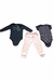 Kit de Bodys para Bebês com 3 peças - Feminino - loja online