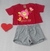 Imagem do Conjunto Infantil Cropped Com Short Barra Redonda