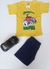 Conjunto Infantil Masculino Manga e Short Liso na internet