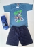 Conjunto Infantil Masculino Manga e Short Liso - loja online