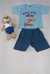 Conjunto Infantil Masculino com Manga e Short Liso - Coracaozinho.kids