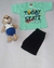 Conjunto Infantil Masculino com Manga e Short Liso - loja online