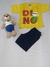 Conjunto Infantil Masculino com Manga e Short Liso