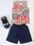 Conjunto Infantil Masculino Regata Detalhe Short Liso - comprar online