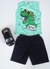 Conjunto Infantil Masculino Regata Detalhe Short Liso - Coracaozinho.kids