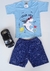 Conjunto Infantil Masculino Manga e Short Estampado - loja online