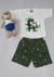 Conjunto Infantil Masculino Manga e Short Estampado - Coracaozinho.kids