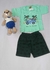 Imagem do Conjunto Infantil Masculino Manga e Short Estampado