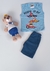 Conjunto Infantil Masculino Regata Detalhe Short Com Bolso