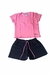 Conjunto Feminino em Cotton com Short em Moleton Careca - comprar online