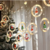 Pisca Natal LED Cascata Modelo Circulo e Estrela - miller shop