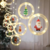 Pisca Natal LED Cascata Modelo Circulo e Estrela na internet