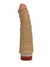 Pênis com vibrador multivelocidade utiliza 2 pillhas AA 16x3,5 cm