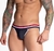 Jockstrap em suplex com elástico tricolor - comprar online