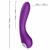 Vibrador com a ponta levemente curvada, 9 níveis de vibração, recarregável - Via Sexy Shop