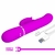 Vibrador com multi funções, 7 níveis de batidinhas no meio e na ponta, 7 velocidades no estimulador - Via Sexy Shop