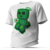 Camiseta Branca - Creeper (Minecraft)