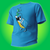 Camiseta Ciano - Papagaio Minecraft Arara Azul e Amarela Pixel Art - comprar online