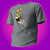 Camiseta Cinza - Papagaio Minecraft Calopsita Pixel Art - comprar online