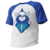 Camiseta Raglan Manga Azul - Sans (Undertale)