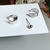 3 Conjunto de três piercing peças simples de metal oco leve e luxuoso piercing - JangaJanga