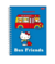 Caderno Hello Kitty College Escolar Capa Dura 160fls - Jandaia - comprar online