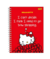 Caderno Hello Kitty College Escolar Capa Dura 160fls - Jandaia na internet